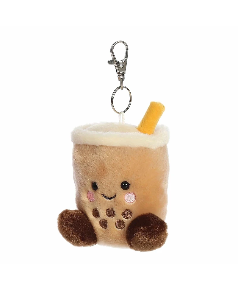 Aurora Mini Milky Tea Boba Palm Pals Adorable Clip-On Brown 4"