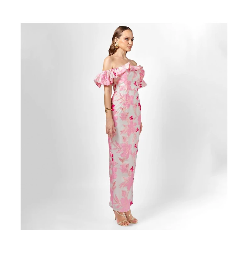Bariano Women's Jacquie Off Shoulder Midaxi