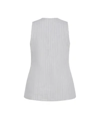 City Chic Plus Jaz Print Vest