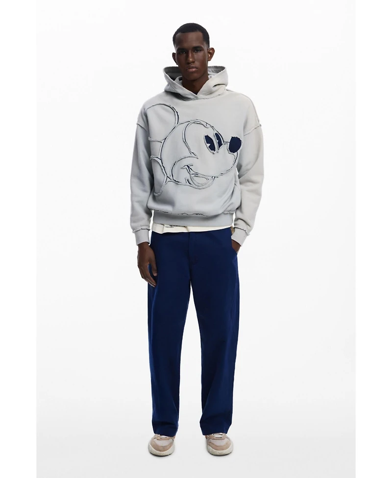 Desigual Men's Denim sweatshirt Mickey Mouse