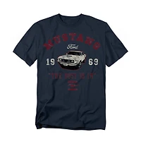 Logovision Men's Ford Mustang The Boss Is T-Shirt