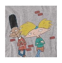 Logovision Men's Arnold And Gerald Leaning T-Shirt