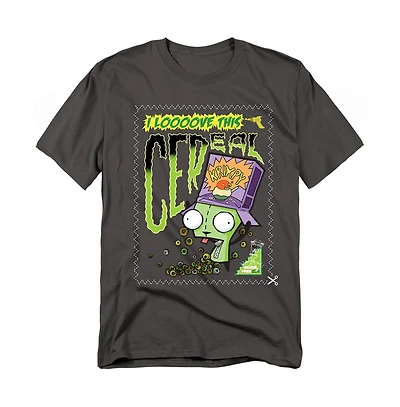Logovision Men's Invader Zim Gir's Krixpy Cereal T-Shir