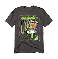 Logovision Men's Invader Zim Gir's Krixpy Cereal T-Shir