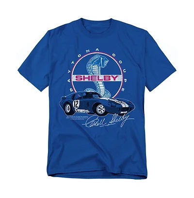 Logovision Men's Carroll Shelby Daytona Coupe Circle Logo T-Shirt