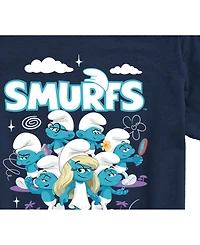Smurfs Big Boys Cloud Graphic T-Shirt
