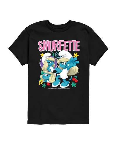 Smurfs Big Boys Bold Poses Graphic T-Shirt