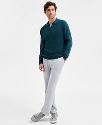 Alfani Men's Long Sleeve Textured Polo Sweater, Macy's Exclusive