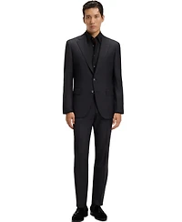 Boss by Hugo Men's Cotton-Blend Stretch Poplin Slim-Fit Dress Shirt