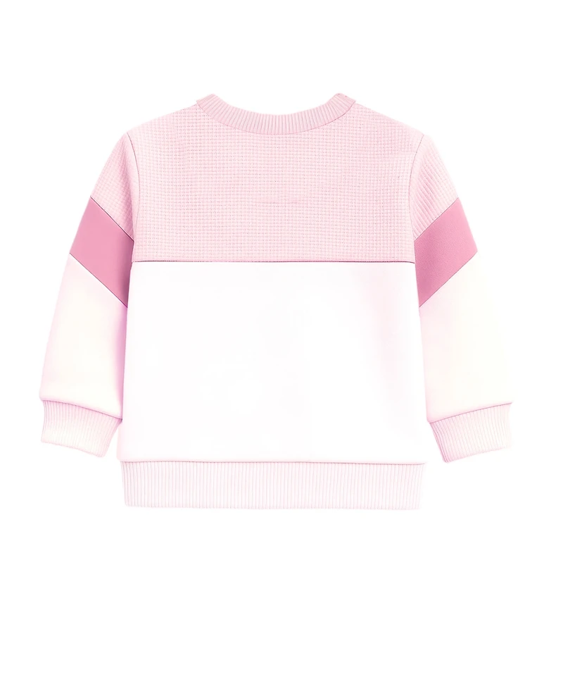 Disney Baby Girls 2-Piece Long Sleeve Minnie Sweatshirt and Jogger Set