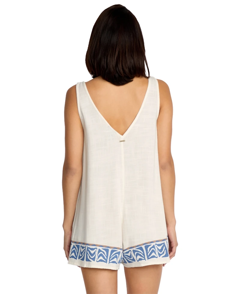 Volcom Women's Fa Emma Rushton V-neck Romper