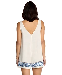 Volcom Women's Fa Emma Rushton V-neck Romper
