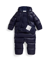Polo Ralph Lauren Baby Boys Letterman Down Hooded Bunting