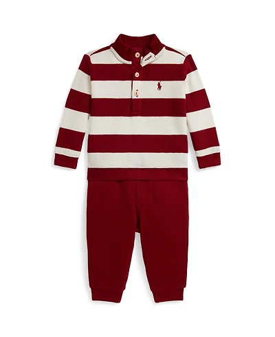 Polo Ralph Lauren Baby Boys 2-Piece Pull On and Pants Set