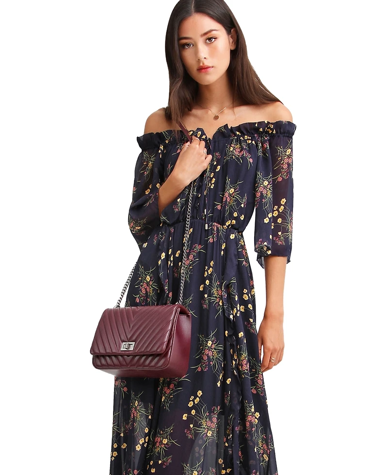 Belle & Bloom Women's Amour Amour Ruffled Midi Dress