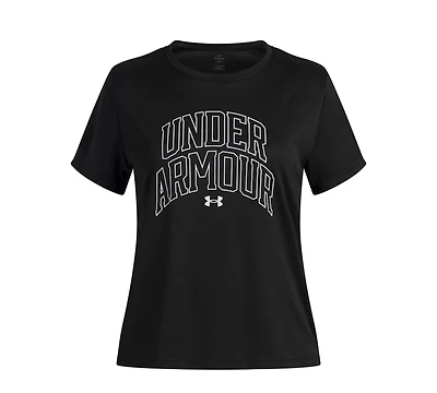 Under Armour Big Girls Graphic Print Short Sleeve T-Shirt
