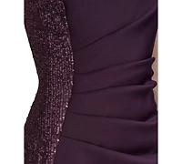 Eliza J Women's Boat Neck Velvet Midi Dress