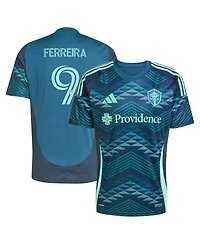 Adidas Men's Jesus Ferreira Blue Seattle Sounders Fc 2025 The Salish Sea Kit Replica Player Jersey