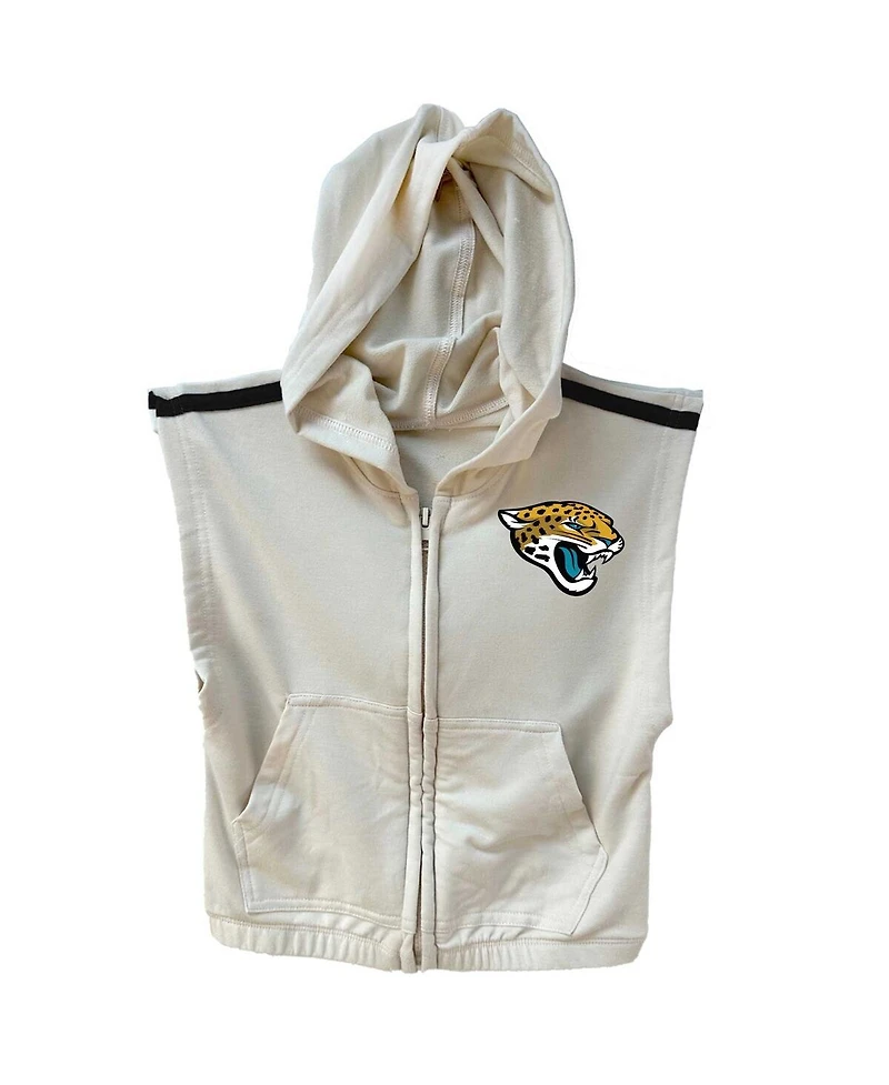 Wes & Willy Girls Toddler Teal/Black Jacksonville Jaguars Sleeveless Full-Zip Hoodie and Skirt Set