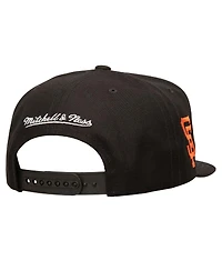 Mitchell & Ness Men's Black San Francisco Giants Double Up Snapback Hat