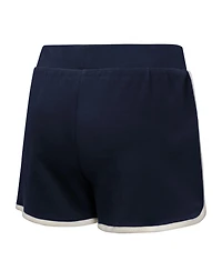Outerstuff Big Girls Navy Atlanta Braves Base Trainer Johnny Polo Shirt and Skort Set
