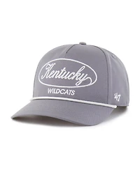 '47 Brand Men's Gray Kentucky Wildcats Contemporary Basics Foundational Rope Hitch Adjustable Hat