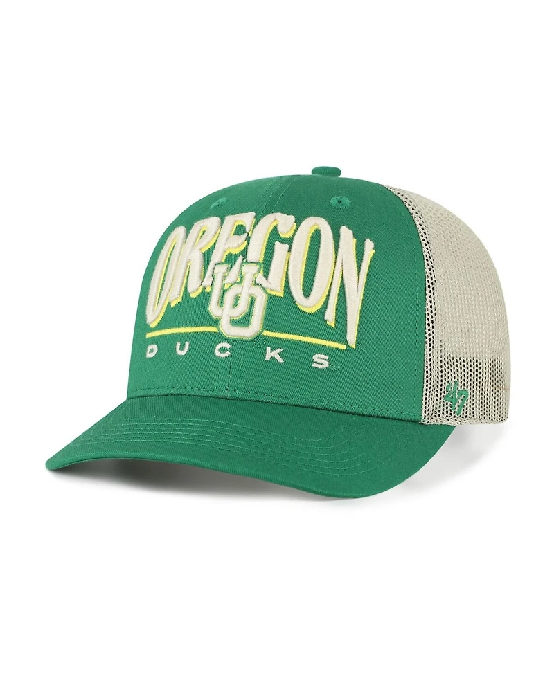 '47 Brand Men's Green Oregon Ducks Arid Adjustable Trucker Hat
