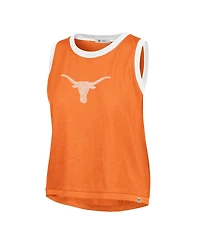 '47 Brand Women's Texas Orange Longhorns Premier Ringer Tank Top