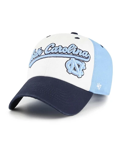 '47 Brand Big Boys and Girls White North Carolina Tar Heels Scooter Clean Up Adjustable Hat
