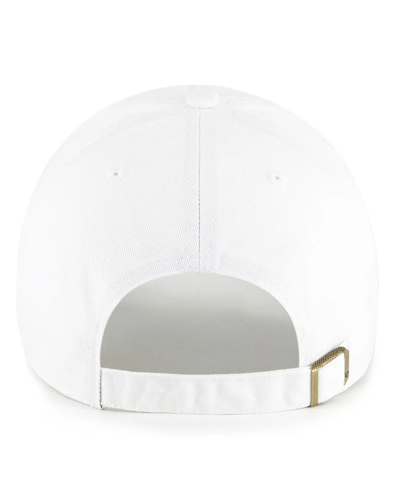 '47 Brand Men's White Ole Miss Rebels Clean Up Adjustable Hat