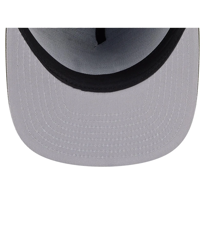 New Era Men's Olive York Yankees Color Pack A-Frame 59FIFTY Fitted Hat