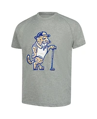 Under Armour Big Boys and Girls Heather Gray The Players Raglan Tech T-Shirt