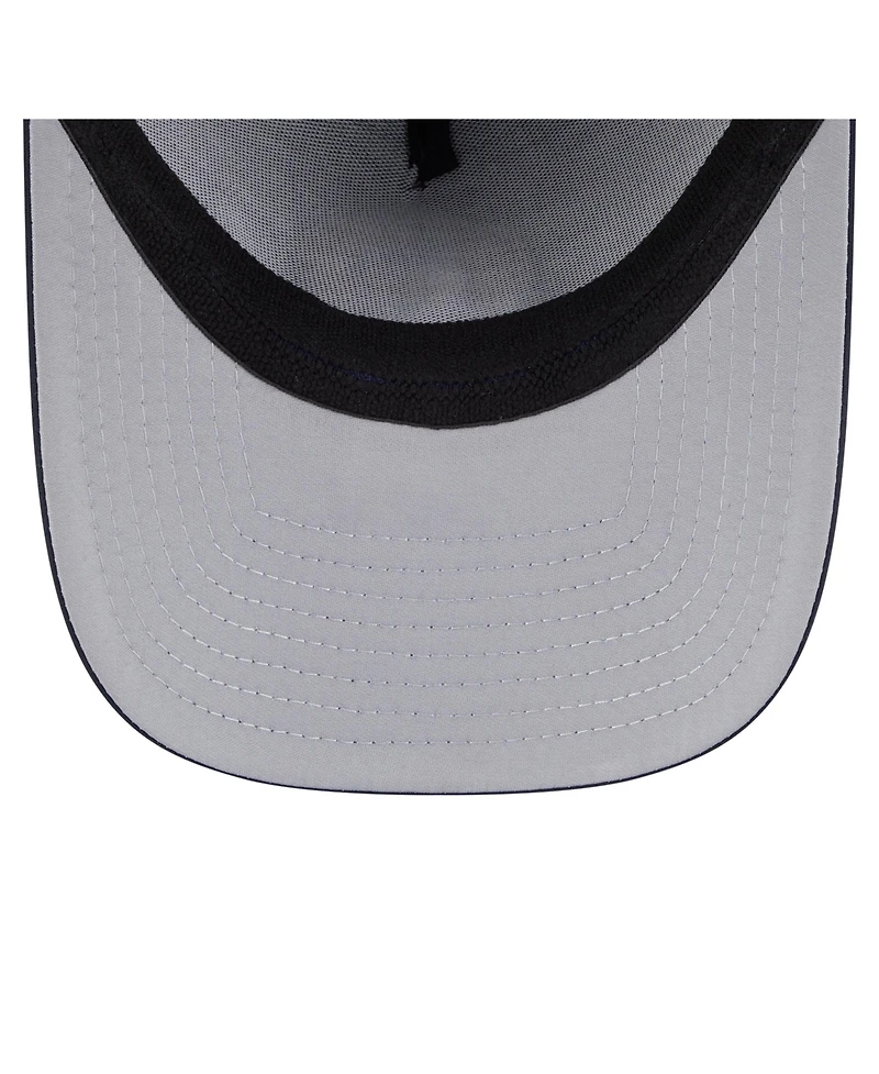 New Era Men's Navy York Yankees 39THIRTY A-Frame Perforated Flex Hat