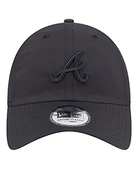 New Era Men's Black Atlanta Braves Ripstop Casual Classic Adjustable Hat
