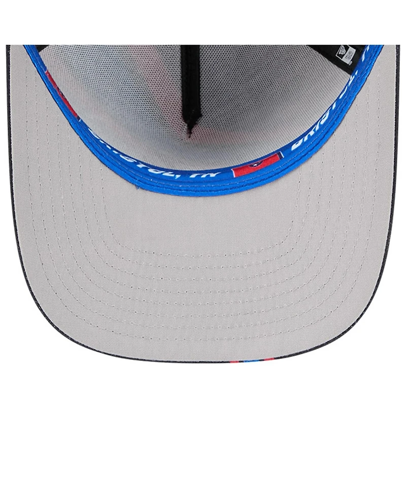 New Era Men's Black Atlanta Braves 2025 Mlb Speedway Classic Fashion Pack A-Frame 9FIFTY Snapback Hat