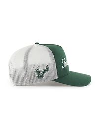 '47 Brand Men's and Women's Green South Florida Bulls Contemporary Basics Foundation Trucker Hitch Adjustable Hat