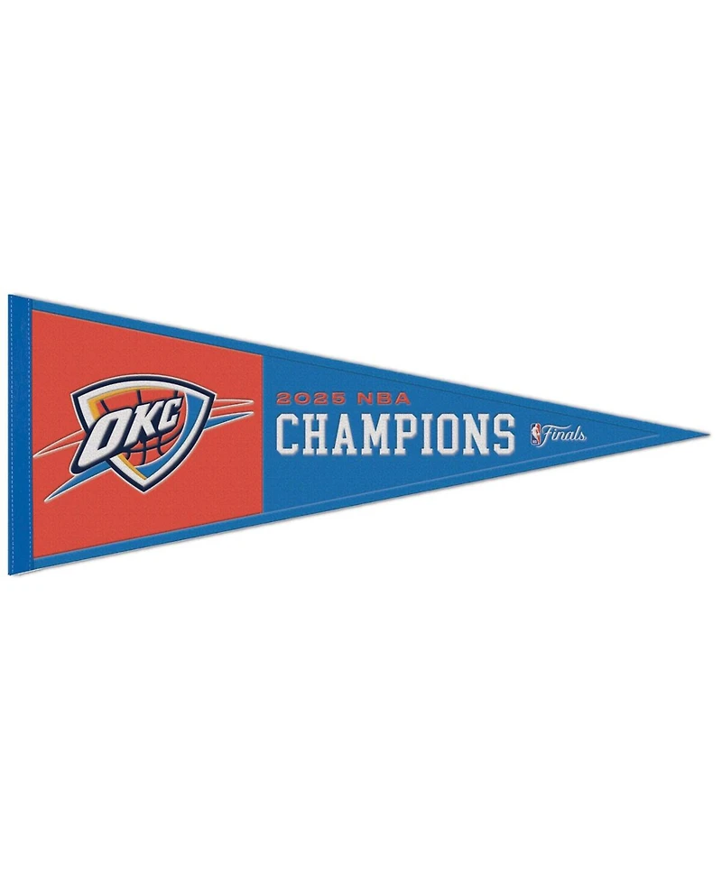 Wincraft Oklahoma City Thunder 2025 Nba Finals Champions 13" x 32" Wool Pennant
