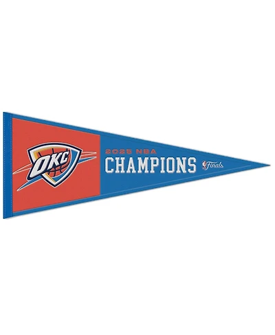 Wincraft Oklahoma City Thunder 2025 Nba Finals Champions 13" x 32" Wool Pennant