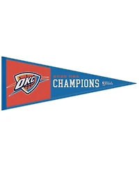 Wincraft Oklahoma City Thunder 2025 Nba Finals Champions 13" x 32" Wool Pennant