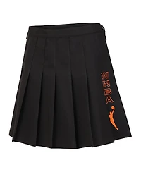 Round21 Men's and Women's Black Wnba Game On Tennis Skirt