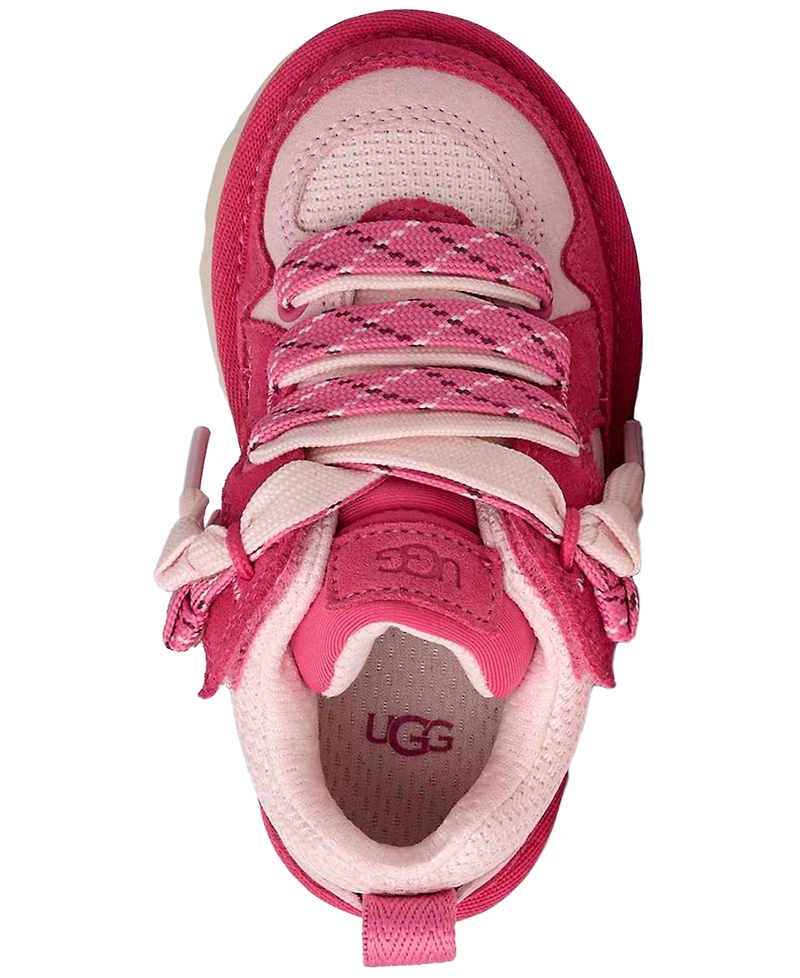 Ugg Toddler Boys and Girls Lo Lowmel Two-Tone Flat Lace Sneaker