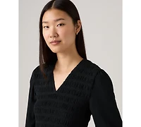 Levi's Women's Esme Long-Sleeve Slim Fit Blouse