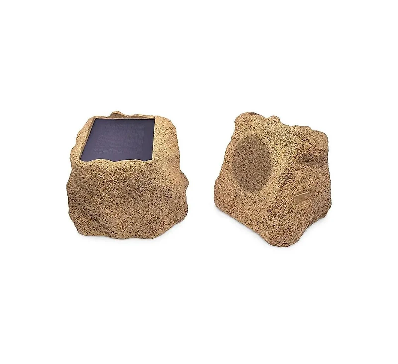 Victrola Solar Charging Bluetooth Outdoor Rock Speakers
