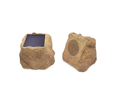 Victrola Solar Charging Bluetooth Outdoor Rock Speakers
