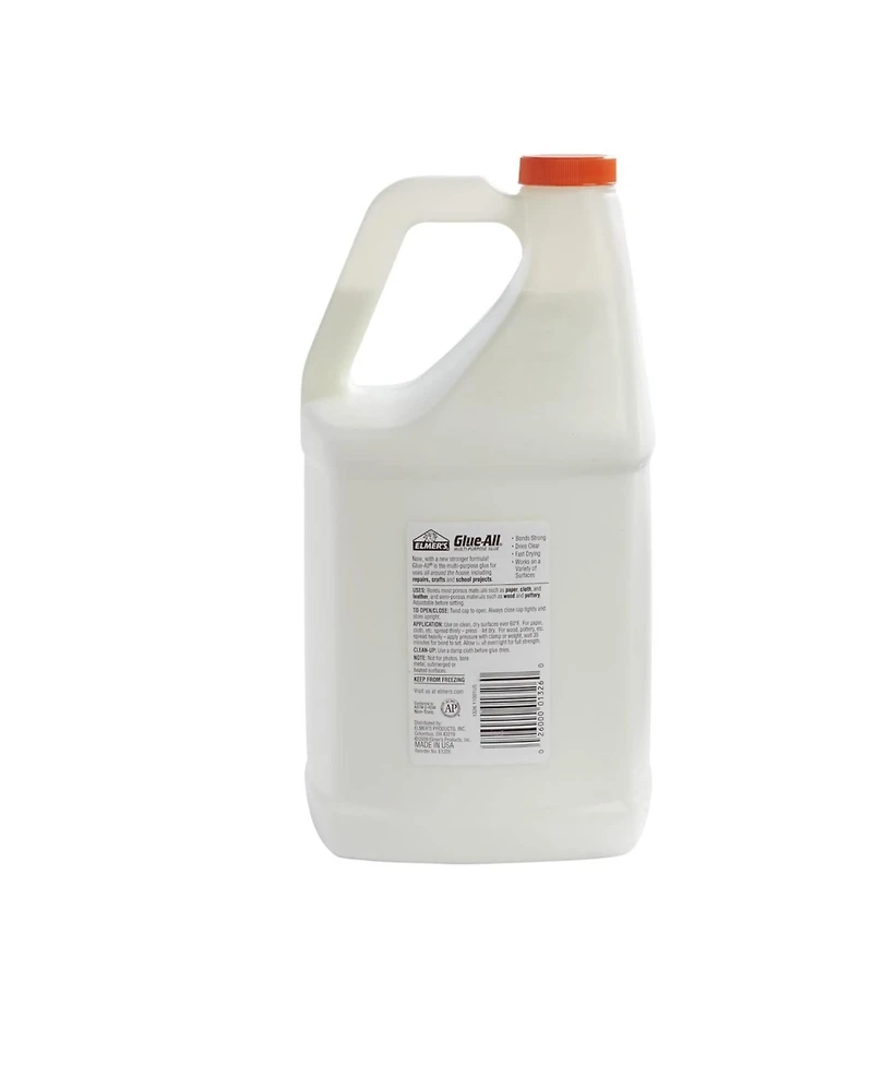 Elmer's Glue-All Multi-Purpose Liquid Glue, Extra Strong, Great for Making Slime, 1 Gallon, Pack of 3