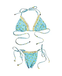Beach Bunny Swimwear Women's Limoncello Spritz Triangle Bikini Top