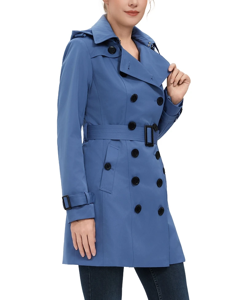 kimi + kai Women's Rosie Hooded Trench Coat