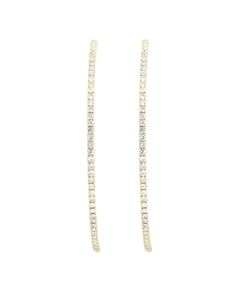 Crystal Hoop Earrings