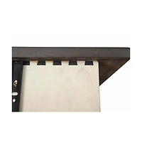 Westwood Design Taylor Farmhouse Wood Changer Topper in River Rock Brown