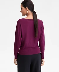 I.n.c. International Concepts Women's Boat-Neck Sweater, Macy's Exclusive